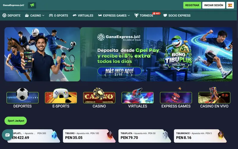 Portada de ganaexpress.bet