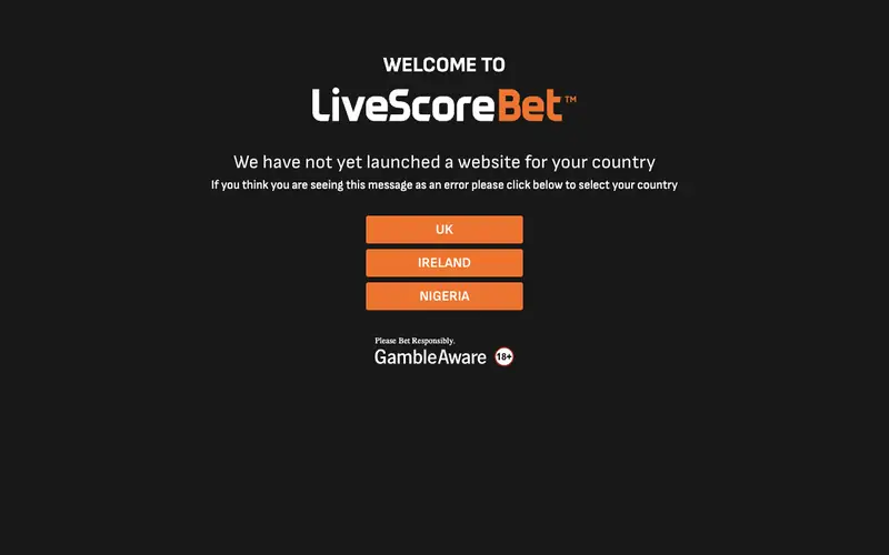 Homepage of livescorebet.com