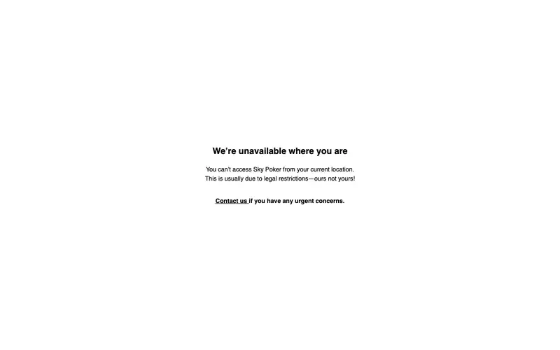 Homepage of m.skypoker.com