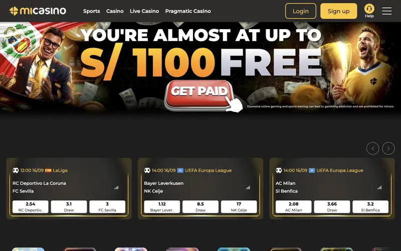 Portada de micasino.com