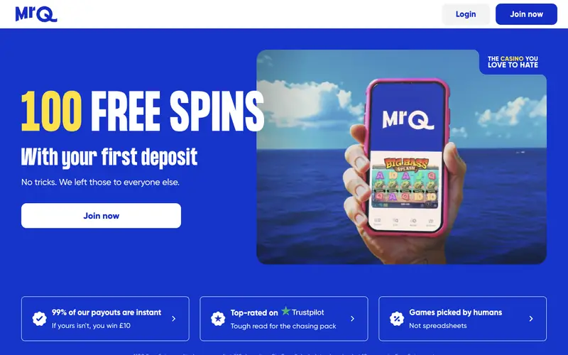 Homepage of mrq.com