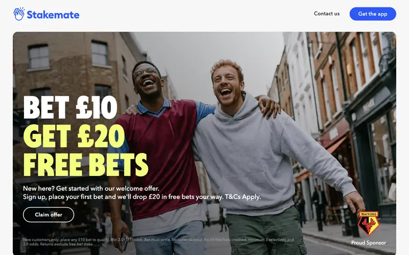 Homepage of stakemate.com