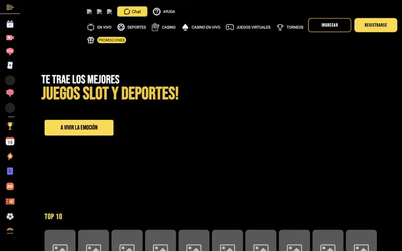 Portada de tiorico.bet